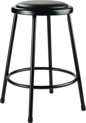 STOOL,24IN VINYL,BK